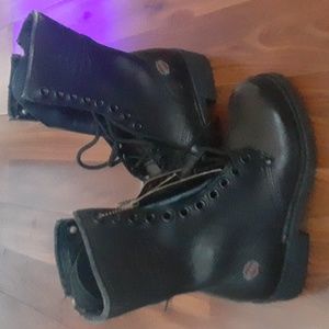Brand New Harley Davidson women combat boots size US 5